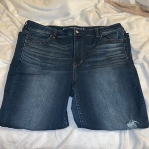 AE Super High-Rise Fake Distressed Jeggings